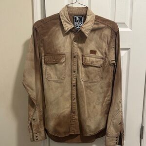 PRPS Brown Gradient Long Sleeve Shirt